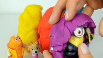 Paw patrol Play doh Kinder Surprise eggs Minions Disney Toys Tom and Jerry Egg