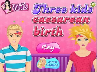 Three Kids Caesarean Birth Game for Children