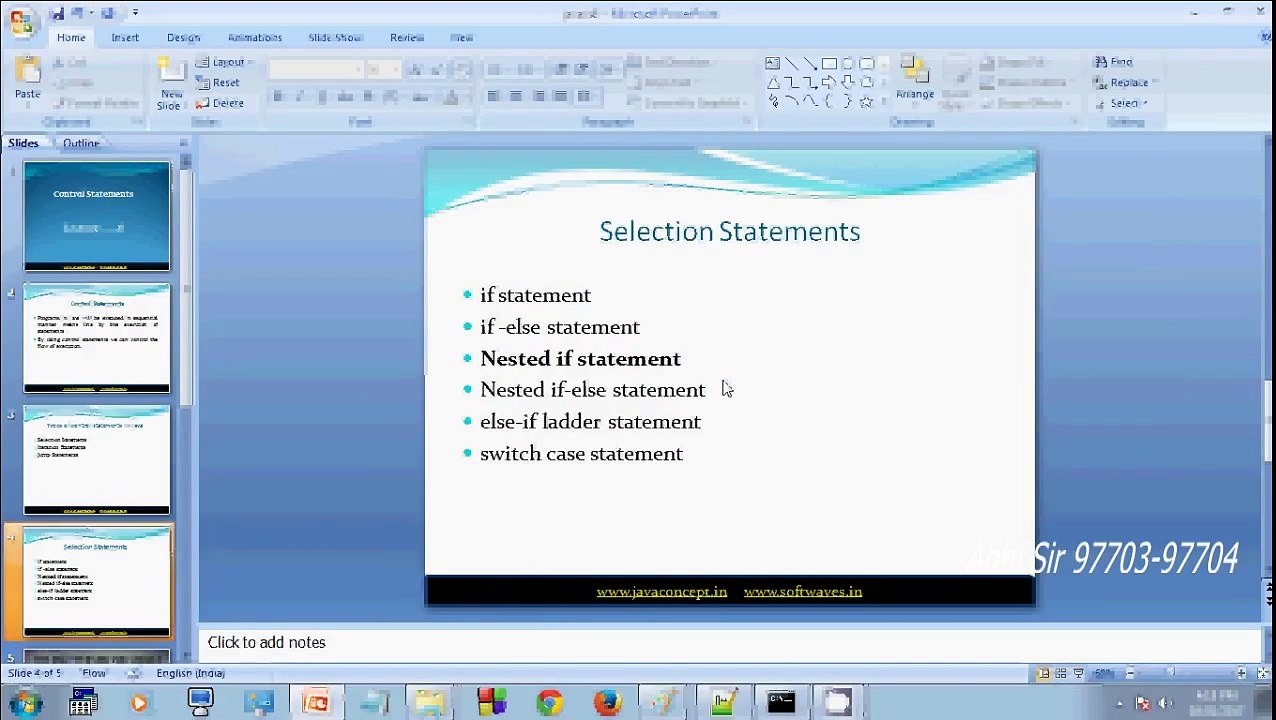 control statements(nested if else Statement) in java (in Hindi) Part-8