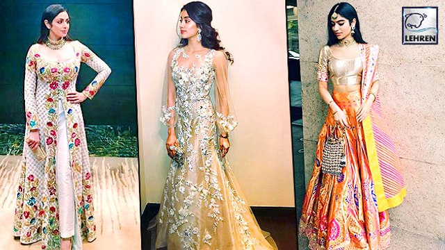 Sridevi & Jhanvi Kapoor's STYLISH Traditional Outfits