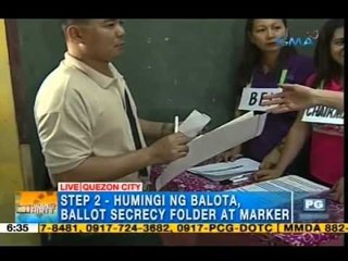 Step-by-step process ng pagboto sa voting precinct, itinuro sa ‘Unang Hirit’