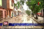 Decenas de familias quedaron atrapadas tras desborde de Río Huaycoloro