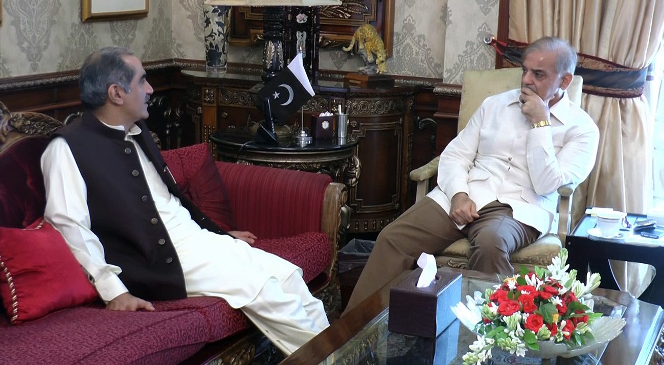 CM Punjab meeting with KHAWAJA SAAD RAFIQ aug 28 16