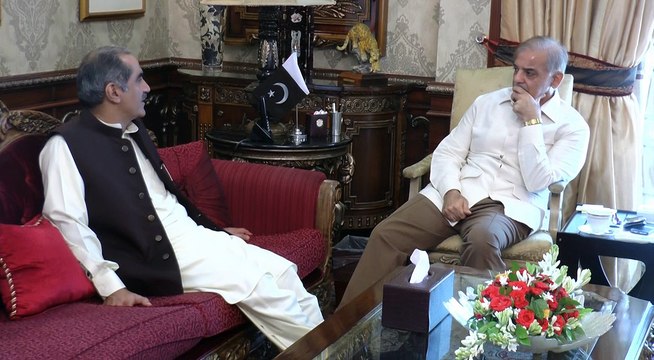CM Punjab meeting with KHAWAJA SAAD RAFIQ aug 28 16