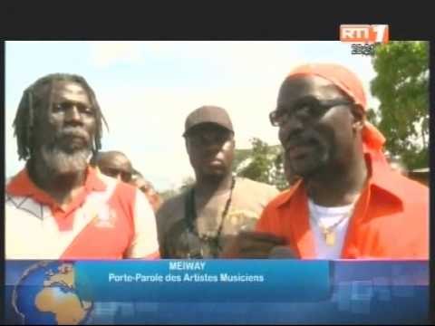 Les artistes de la Caravane de la Paix et de la reconciliation acceuillis en fanfare à Gagnoa