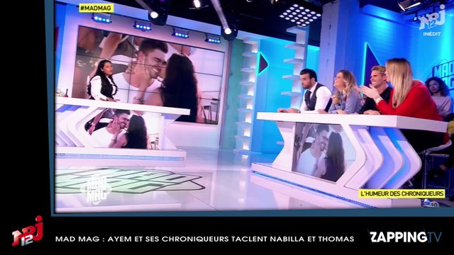 Ayem et ses chroniqueurs taclent Nabilla et Thomas dans le Mad Mag (Vidéo)