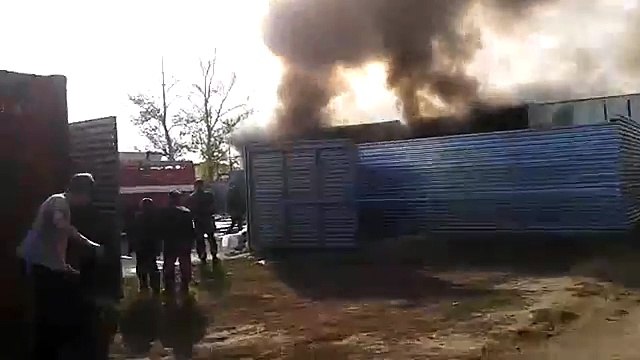 Крупный пожар