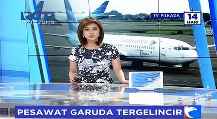 Pesawat Garuda Tergelincir, Bandara Adi Soetjipto Ditutup
