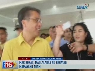 Eleksyon 2016: Mar Roxas, maglalabas ng pahayag mamayang 10am