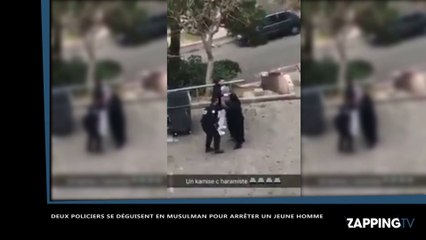 Déguisés en musulmans, deux policiers arrêtent un jeune homme (vidéo)