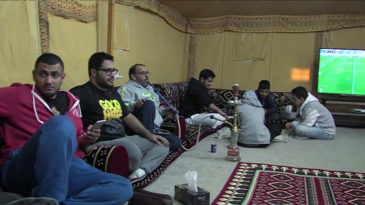 Cooles Camping im Wüstenwinter