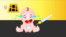 Little Baby Boy Doctor Injection in The Bottom | Best Learning Colors With Baby Doll