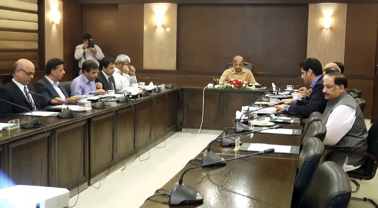 CM Punjab meeting about Pakistan Kidney and Liver Institute nov 2 16