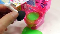 Поделки как сделать туалет какать слизью глины учим цвета играть doh яиц с сюрпризом игрушки Ютуб