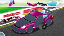 Cars cartoon and Trucks - Street Vehicles for kids - Puzzle Cars for Kids : Police car,Ambulance