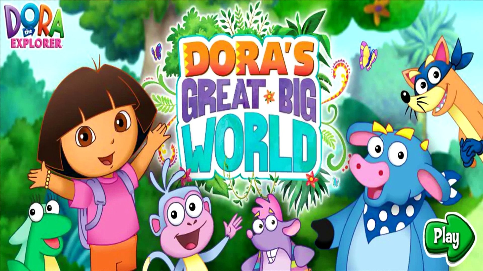 Дора исследователь Дора большой большой мир Часть 2 МСА сад игры для детей