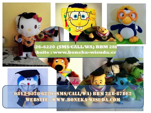 0812-9526-6220 (SMS/CALL/WA) | Boneka Wisuda Bandung | Produsen Boneka Wisuda Badung