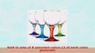 Klikel Carnival 10oz Assorted Colored Wine Glasses Set of 8 b74e745c