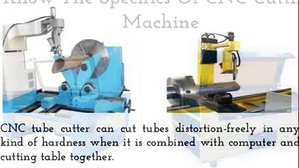 Know The Specifics Of CNC Cutting Machine