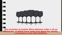 Black Colored Wine Glasses  19 oz set of 6 Additional Vibrant Colors Available 2c72d50d