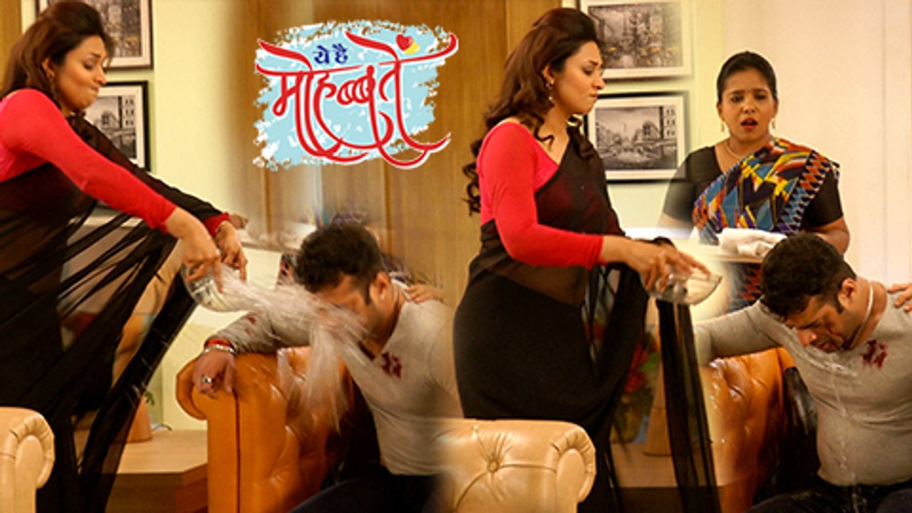 Ishita SPLASHES Water On DRUNK Raman's Face  Ye Hai Mohabbatein