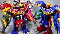 Power Rangers Dinosaur Robot Transformers Tayo Bus Learn Numbers Colors Toy Surprise