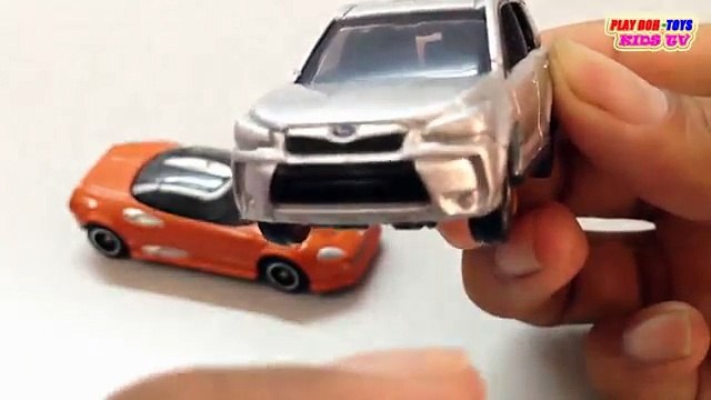 TOMICA TOY CAR: Subaru Forester & Spyker C8 Laviolette SWB | Kids Cars Toys Videos HD Collection