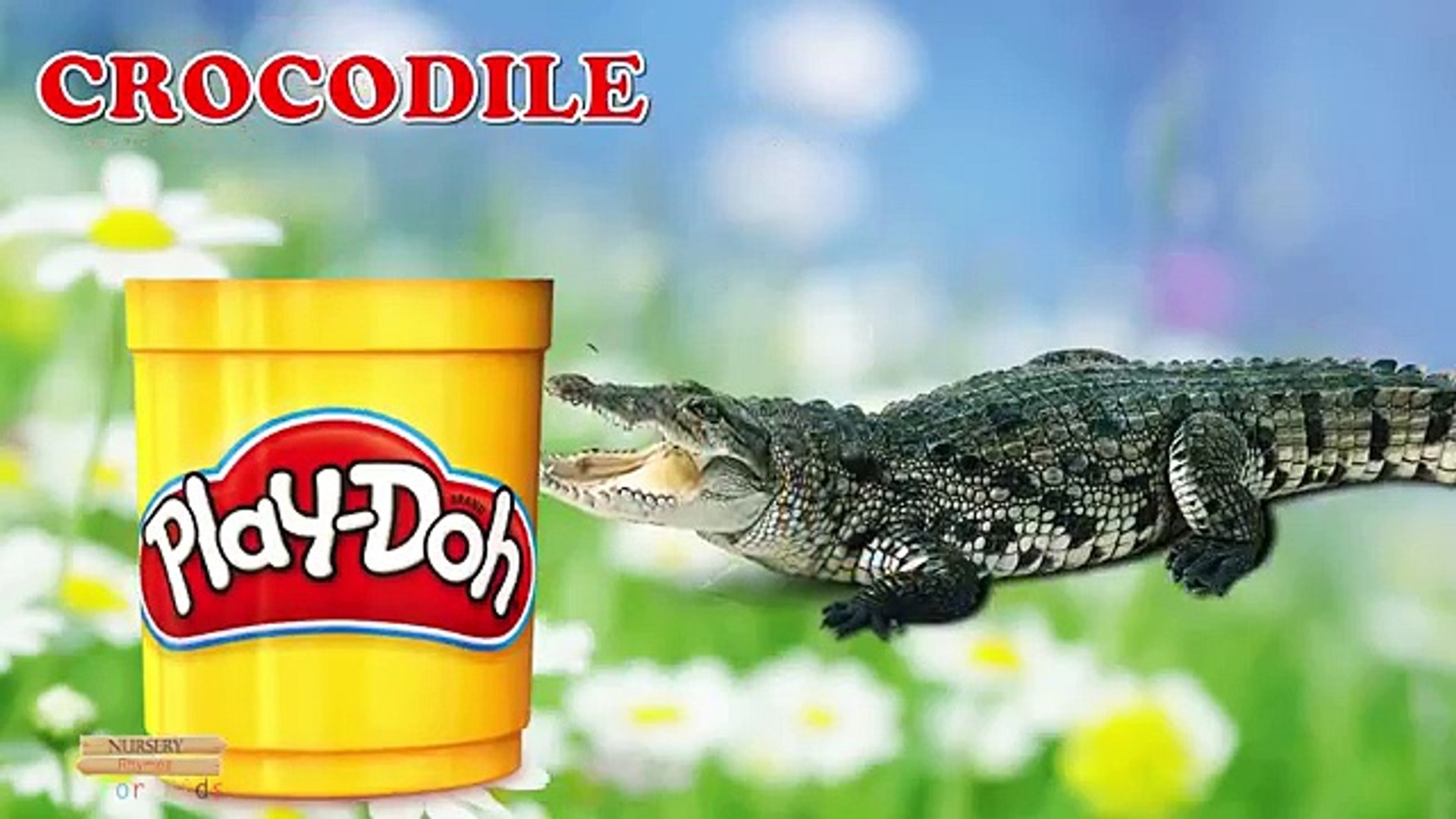 Learn Wild Animals Names Animals Sounds | Play Doh Wild Animals Learning For Kids 2d Animation