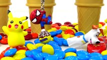 Candy Ice Cream Waffle Cones Surprise Toys Learn Colors Finger Family Nursery Rhymes Disney Cars