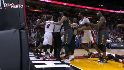 Taurean Prince fracasse Hassan Whiteside, James Johnson vient l'embrouiller