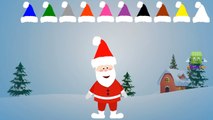 Цвета для детей -Рождественская видео Санта-Клаус | обучение цвета детей