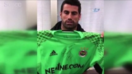 Lösemili Ziya Yusuf’a Volkan Demirel’den forma