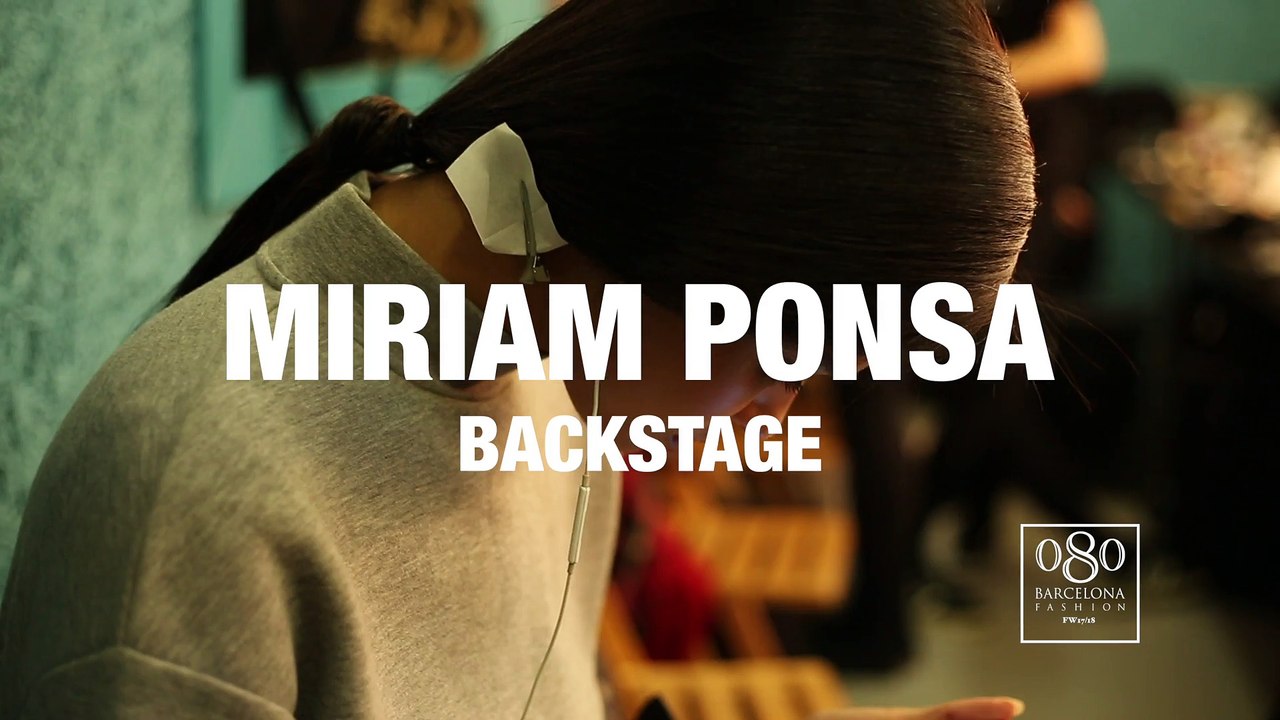 Backstage Miriam Ponsa