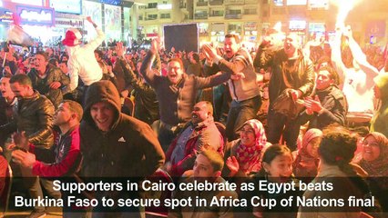 AFCON-2017: Fans celebrate Egypt's entry into Cup final