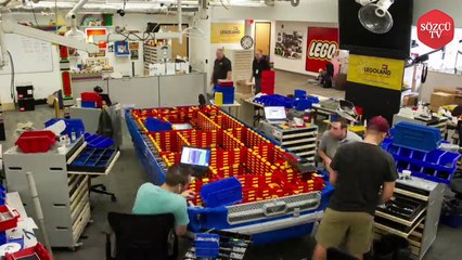 Lego kendini aştı... Araba yaptılar!