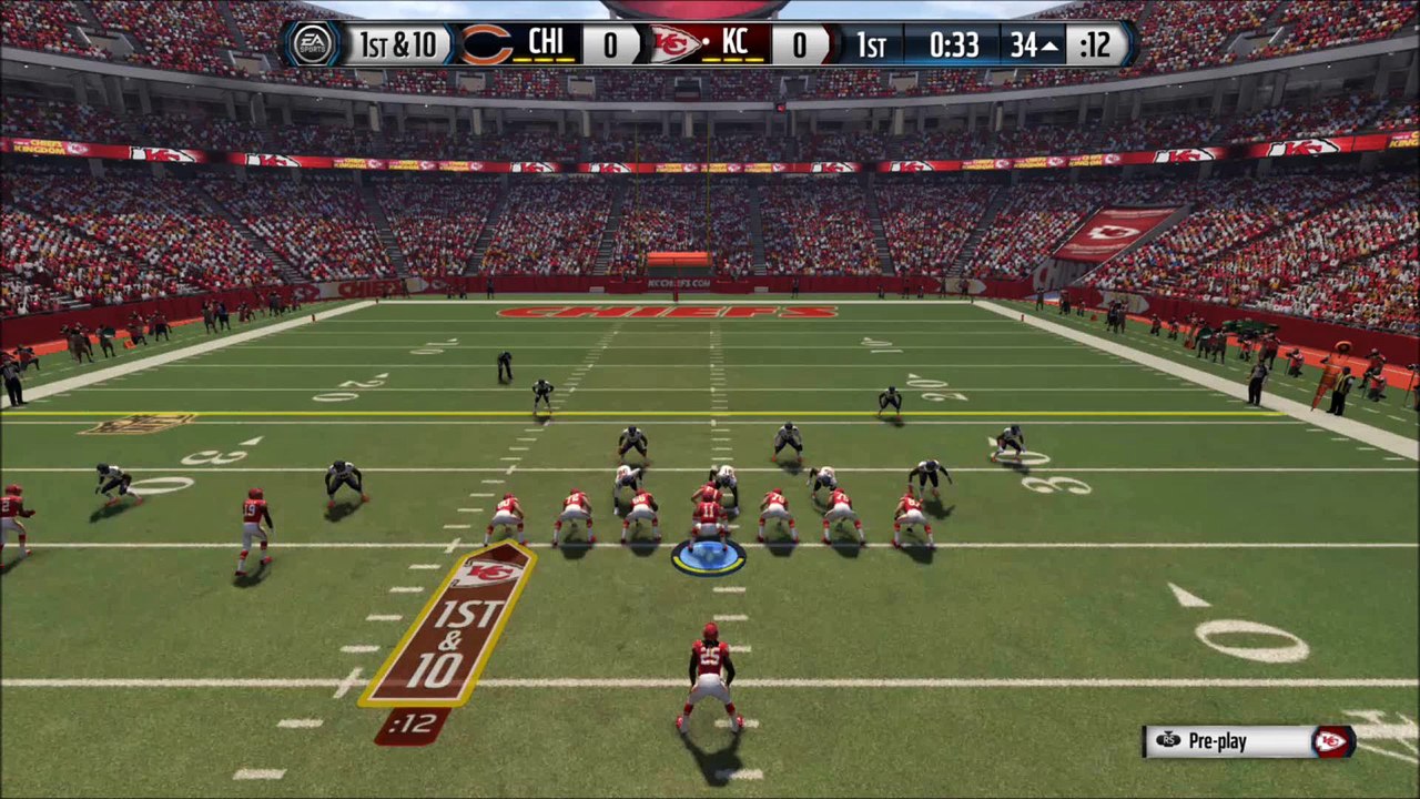 TD Charles vs Chicago Madden NFL 16