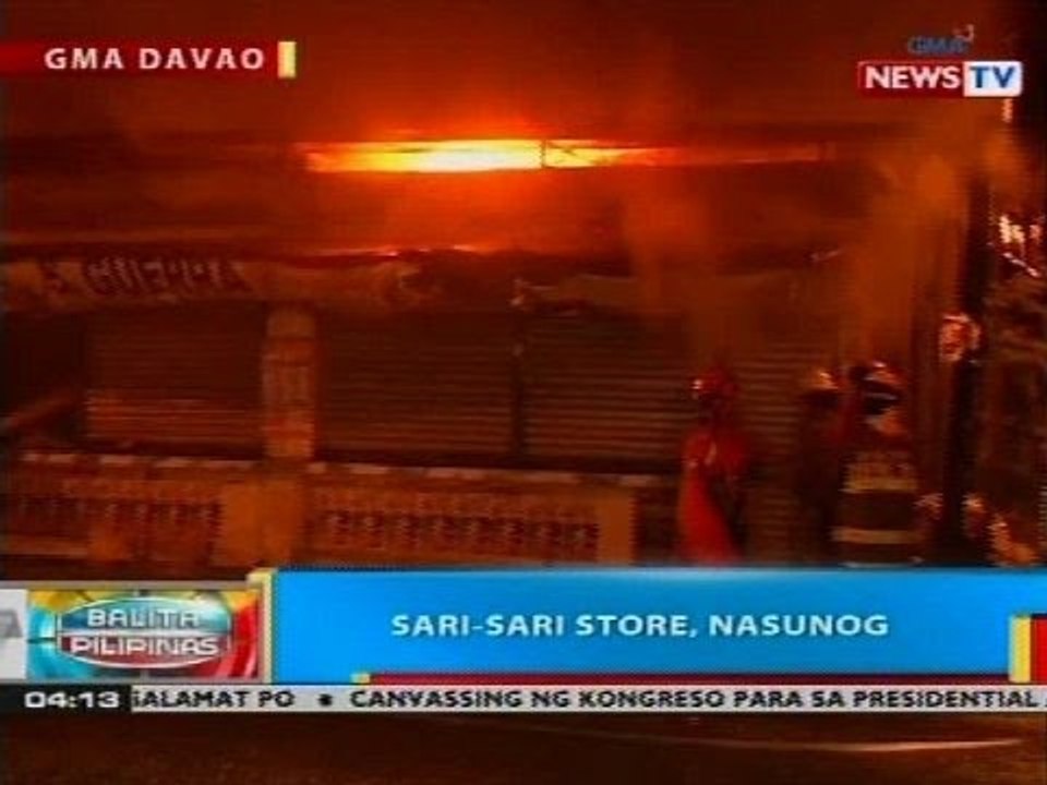 BP: Sari-sari store, nasunog