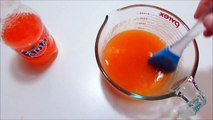 Como hacer una botella de Fanta gominola - Postre de gelatina DIY