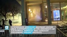 Violent protests at UC Berkeley shut down Milo Yiannopoulos speech
