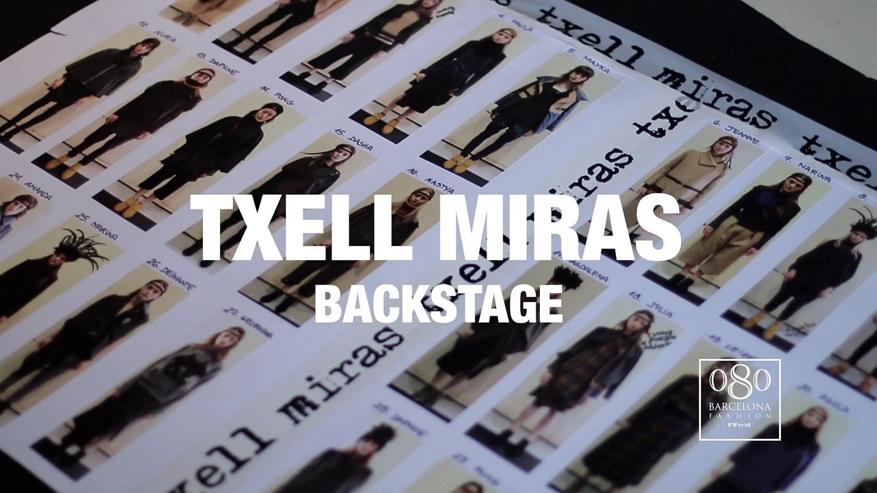 Backstage Txell Miras