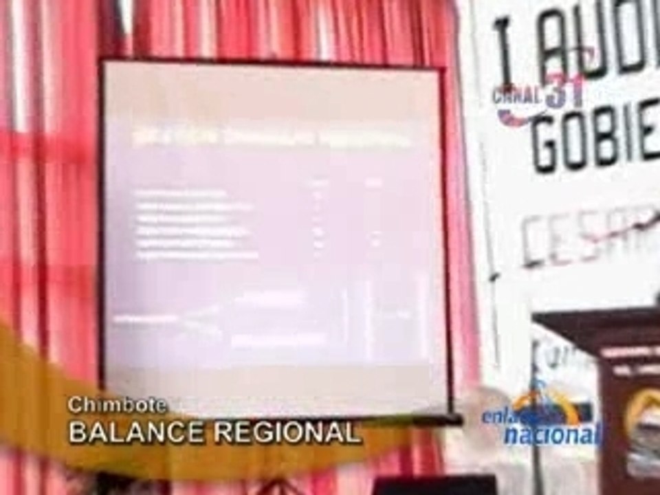 BALANCE REGIONAL - CHIMBOTE