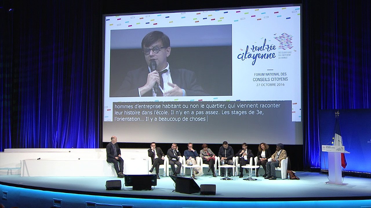 Table-ronde "Image des quartiers" - Forum national des conseils citoyens