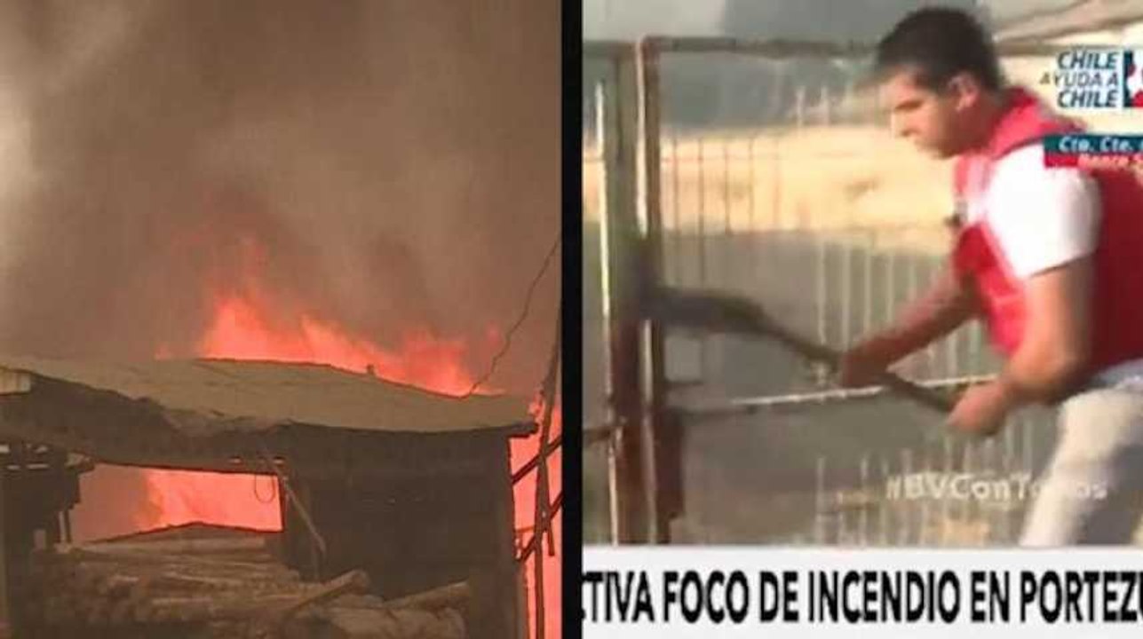 Au milieu des flammes, cet homme était sur le point de devenir un héros...