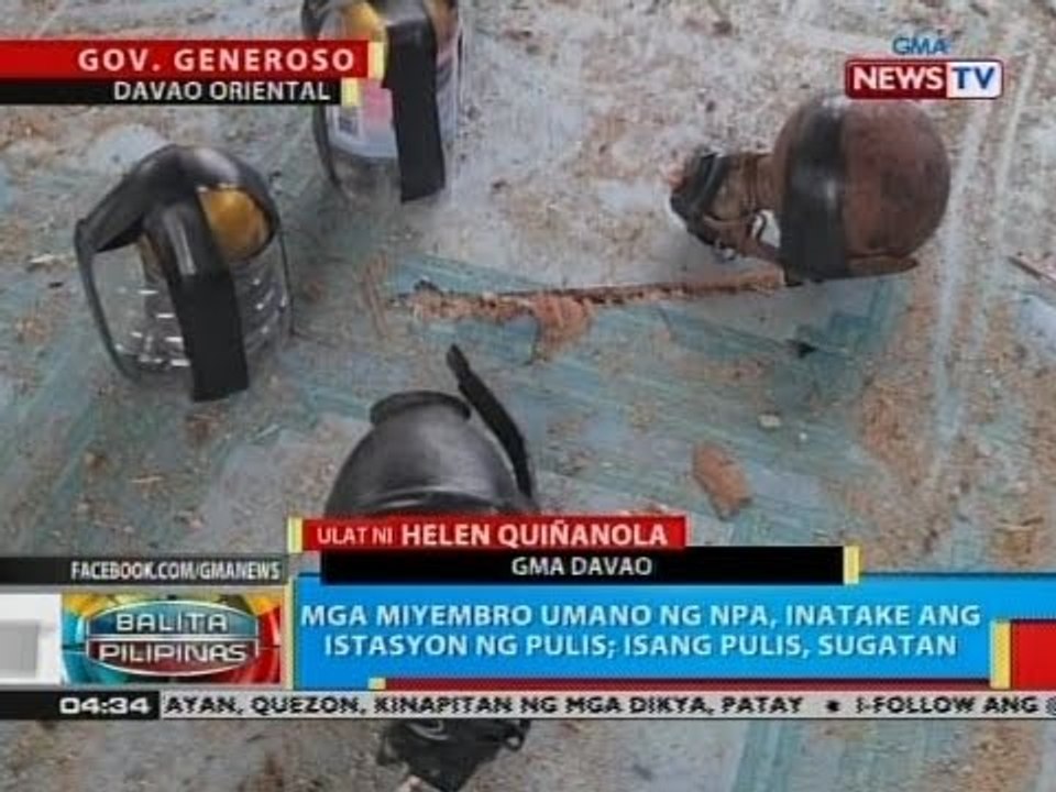 BP: Mga miyembro umano ng NPA, inatake ang istasyon ng pulis; isang pulis, sugatan