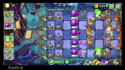 Plants Vs Zombies 2 Dark Ages: Part 2, Magnet Shroom, Night 15