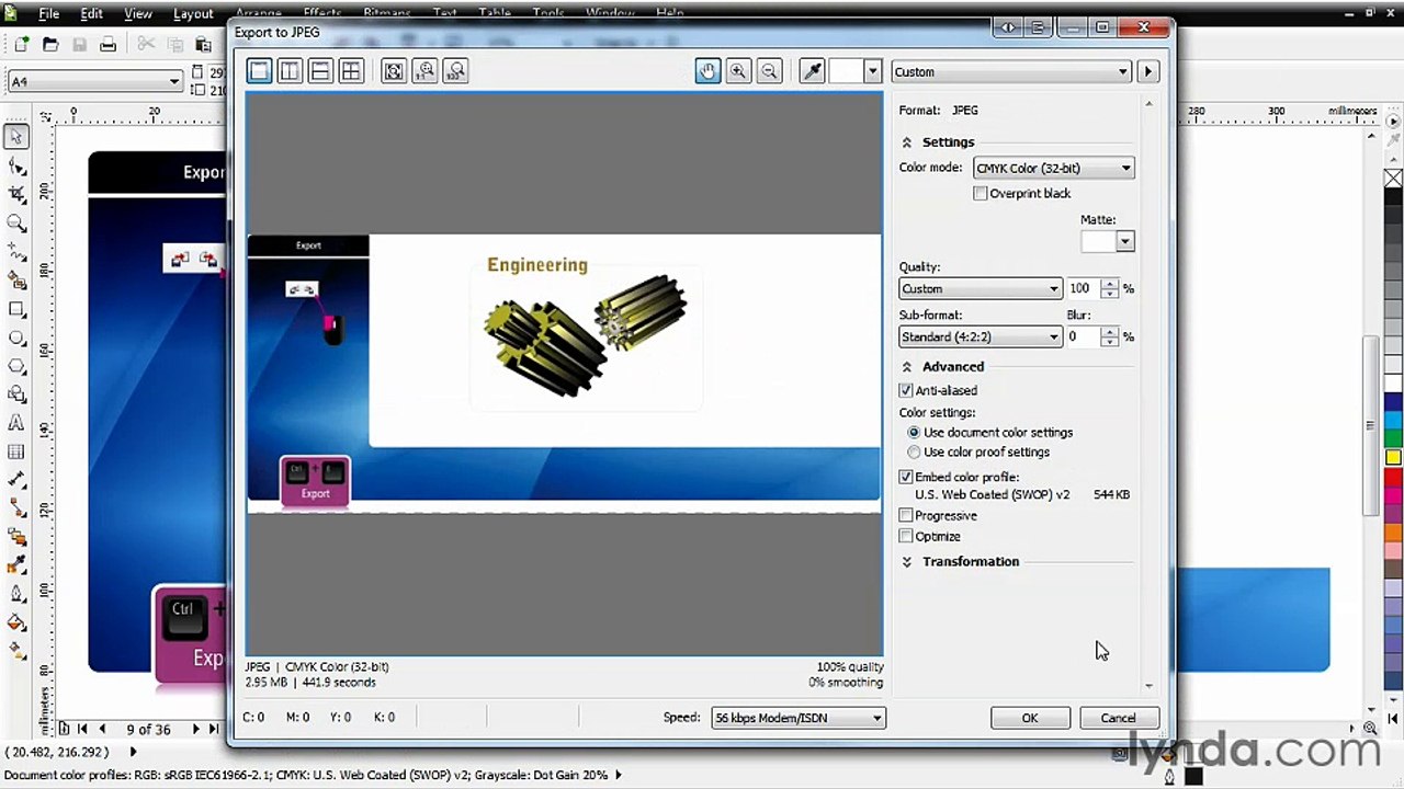 CorelDRAW Essential Training - Exporting files