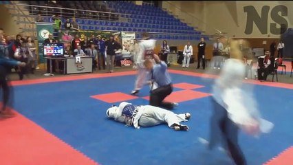 Вырубил с одного удара крутая нарезка 2016