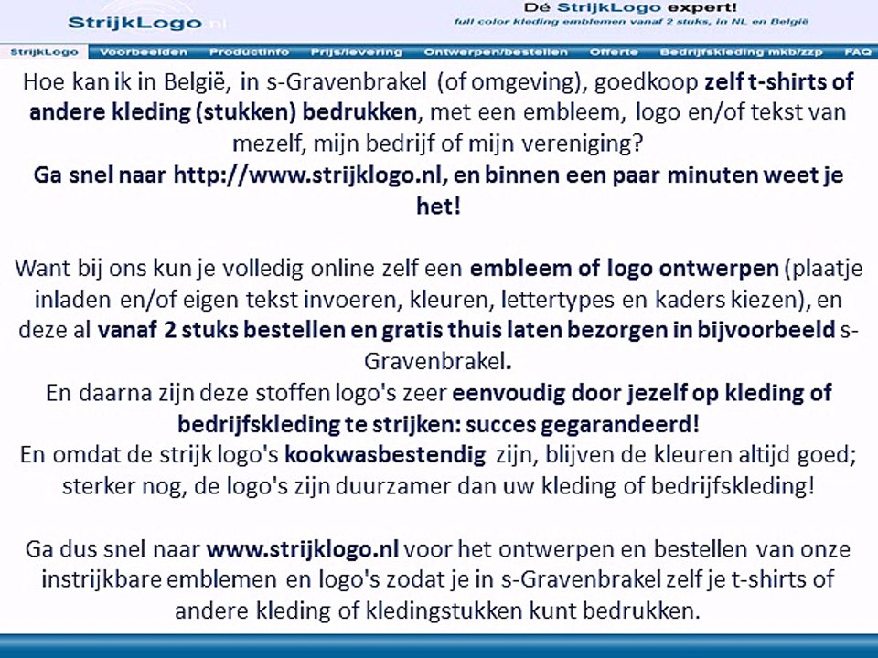 Zelf kleding bedrukken s-Gravenbrakel