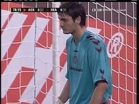 23.08.2006 - 2006-2007 UEFA Champions League 3rd Qualifying Round 2nd Leg AEK 3-0 Heart of Midlothian FC