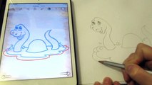 How to draw cartoon dinosaurs and coloring your favorite dinosaur! I love to draw a Plesiosaur